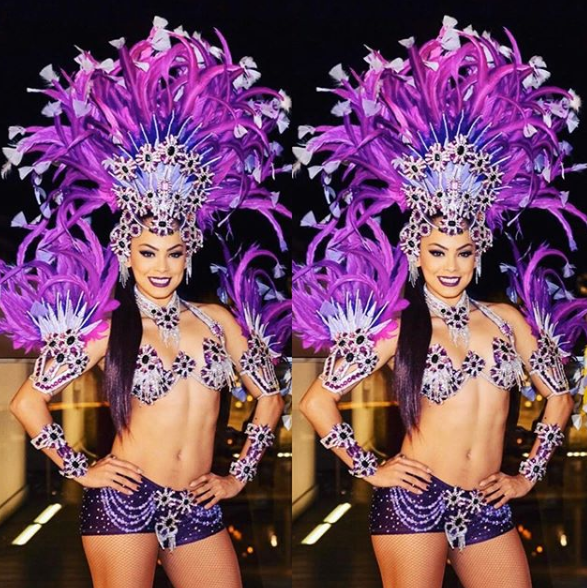 Samba Carnival Wire Bra and Thong Passista Pageant Cabaret