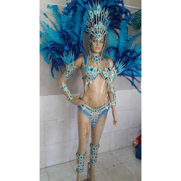 Brasil Samba Complete 10 Piece Costume freeshipping - BrazilCarnivalShop
