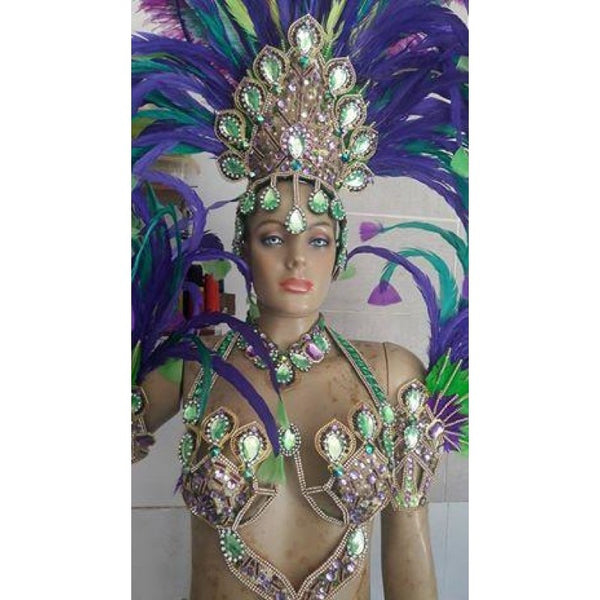 Tribal Deluxe Passion Exotica Complete Carnival Costume freeshipping -  BrazilCarnivalShop